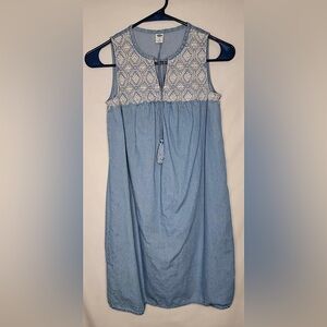 Old Navy Blue & White Sleeveless Dress Size XS